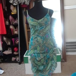 Geometrical Print Dress